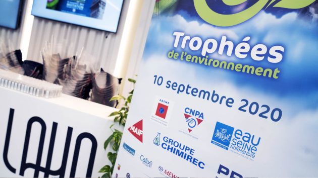 Les Trophées de l'Environnement édition 2020 Totem Trophées Environnement